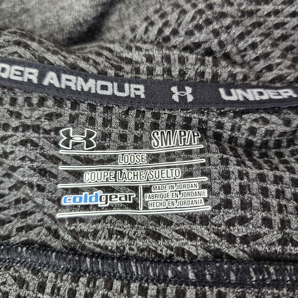 Under Armour Hoodie Full Zip Womens Size Small Gray Loose Cold‎ Gear Casual - Picture 4 of 7